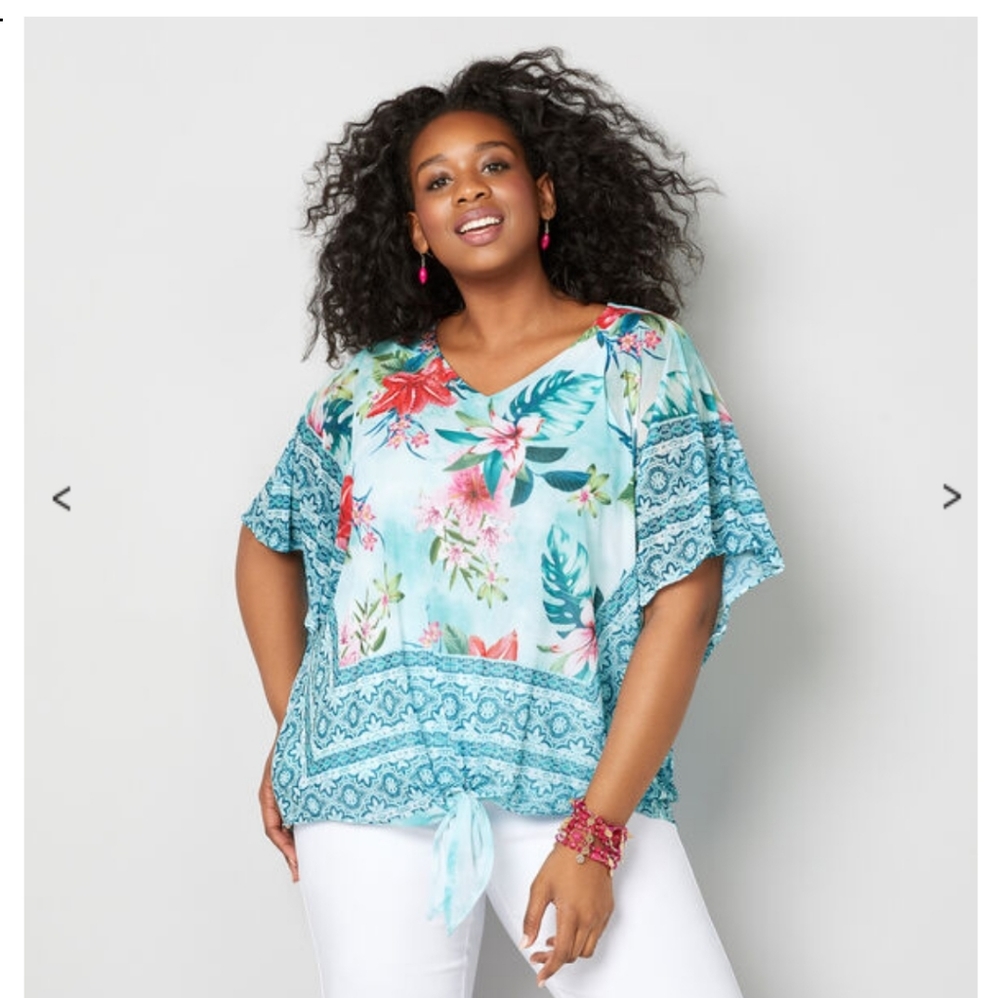 Front tie top